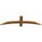 Ekena Millwork Bellingham Timber Gable Bracket, Western Red Cedar, 48"W x 14"H x 1 1/2"D x 3 1/2"F, 7/12 Pitch GBW048X14X0204BEL00SWR - alternate 3